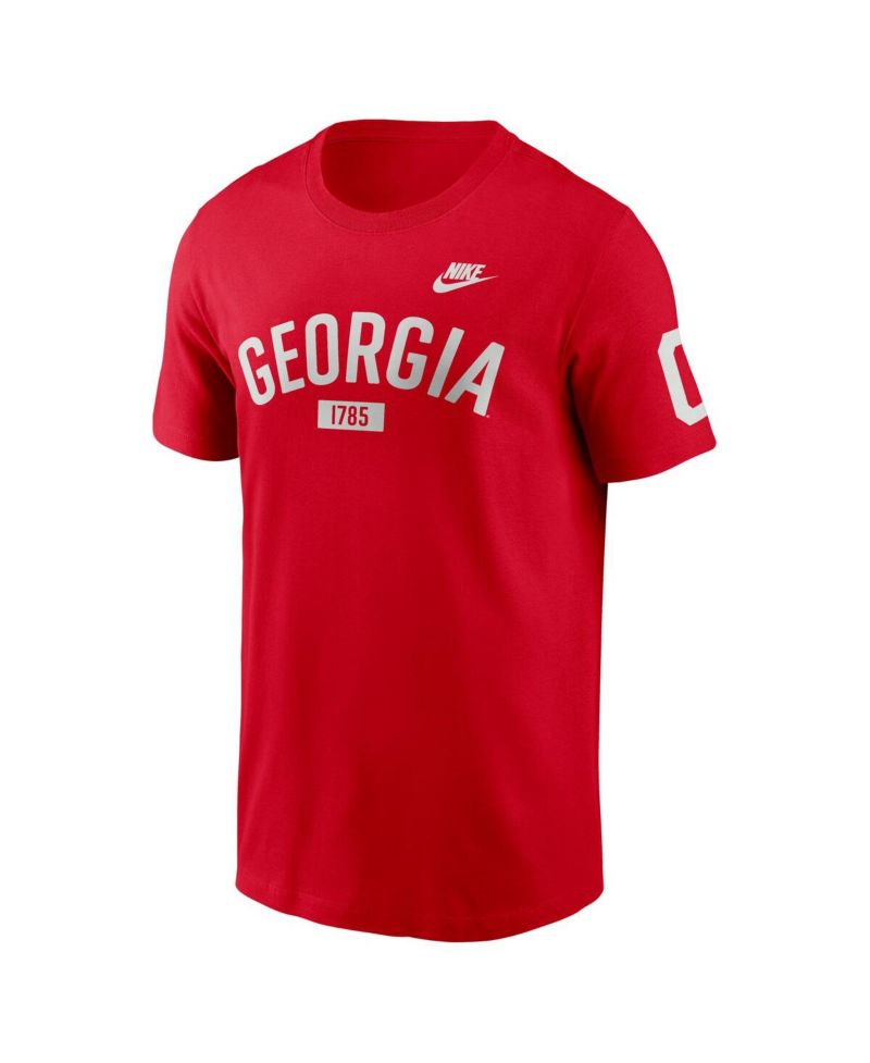 Men's Red Georgia Bulldogs Legacy Arch T-Shirt