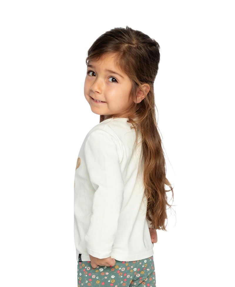 Little Girls 6-8 Cotton Long Sleeve T-Shirt