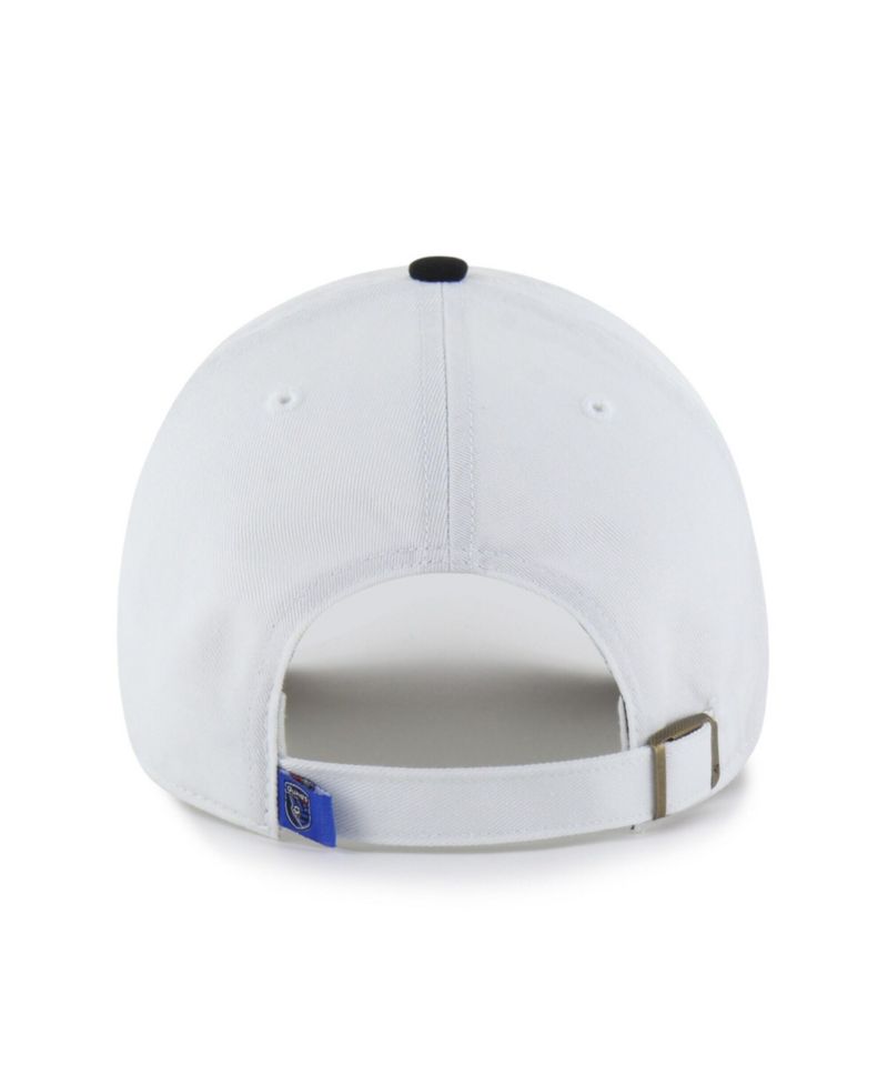 Men's White San Jose Earthquakes Two-Tone Clean Up Adjustable Hat