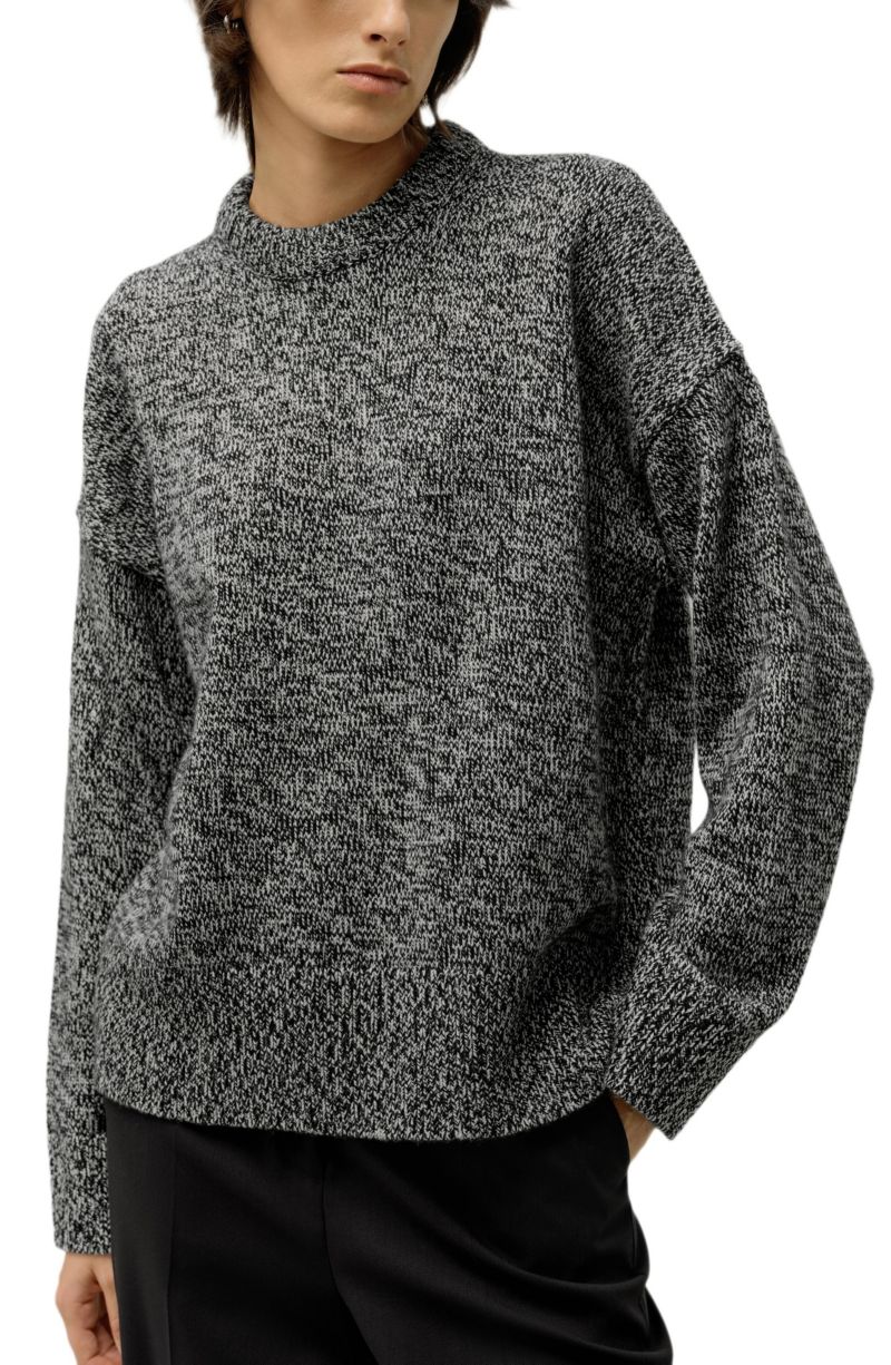 Women's Oversized Crewneck Wool-Cashmere Sweater