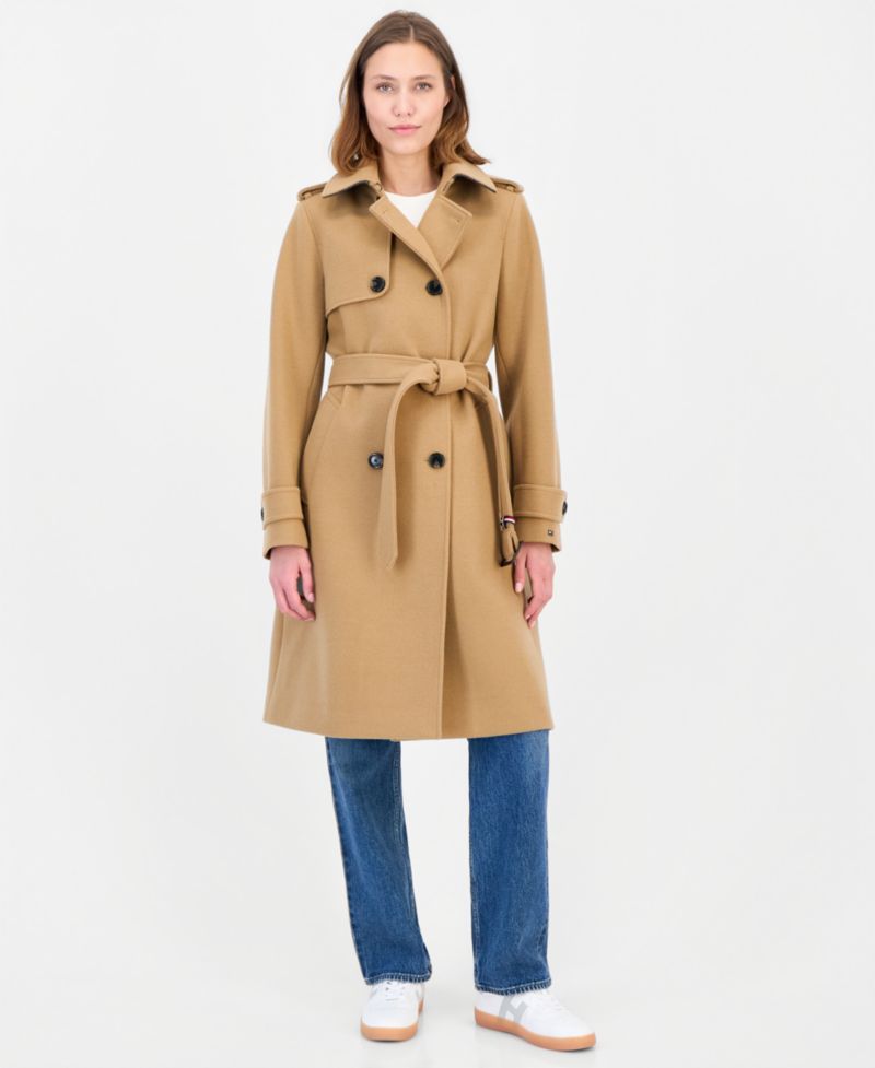 Women's Double-Breasted Trench Coat