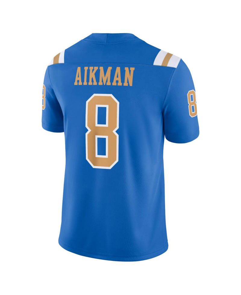 Men's Troy Aikman Blue UCLA Bruins Player Game Jersey