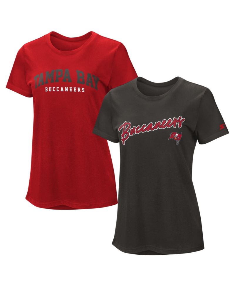 Women's 2-Piece Tampa Bay Buccaneers Screen-Print Graphic T-Shirt Set