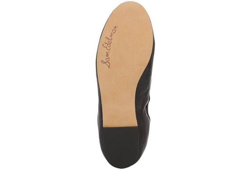 Felicia Leather Cushioned Ballet Flats