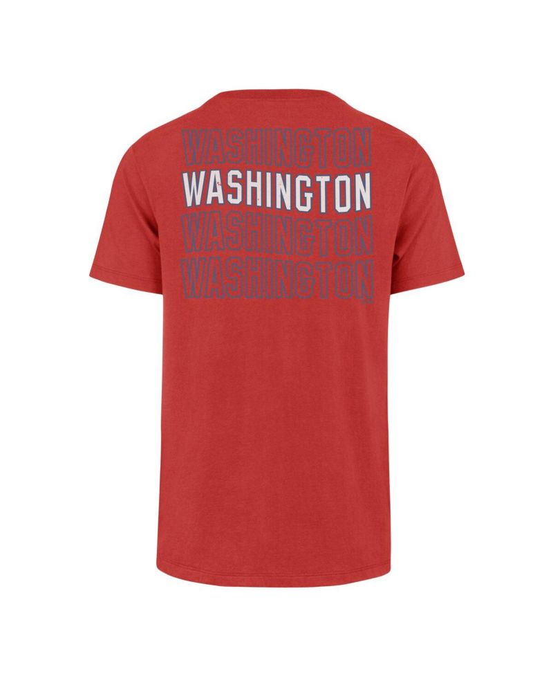 Men's Red Washington Nationals Hang Back Franklin T-Shirt