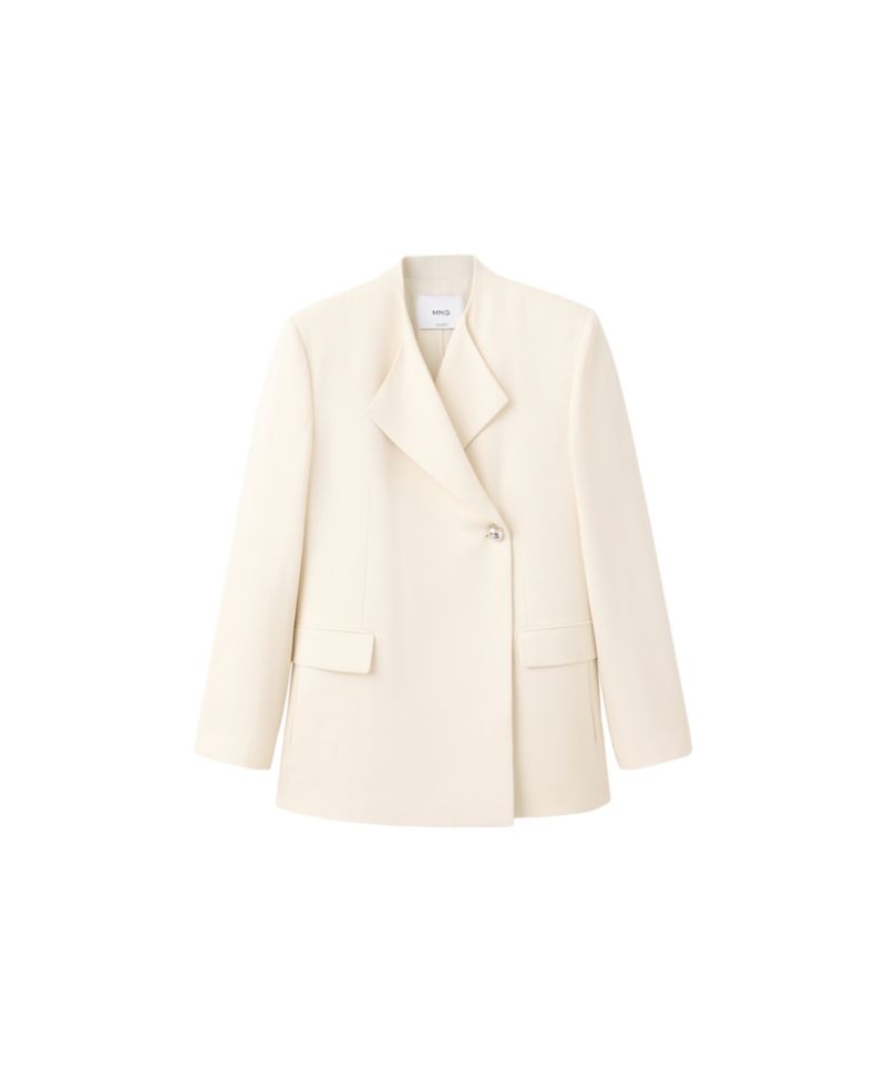 Women's Notch Lapel Lined Suit Blazer
