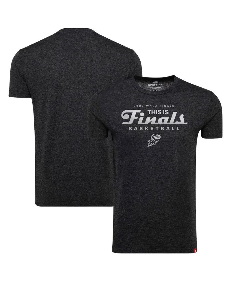 Men's and Women's Black Phoenix Mercury 2025 WNBA Finals Tri-Blend T-Shirt