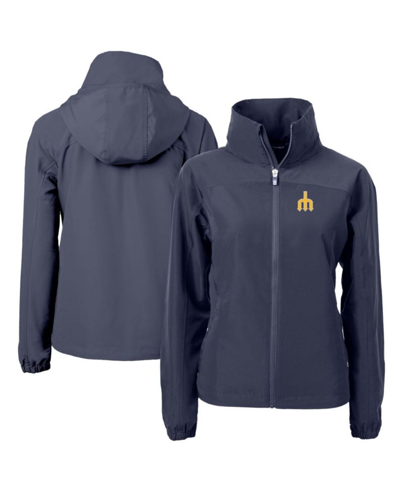 Women's Navy Seattle Mariners Charter Eco Full-Zip Jacket