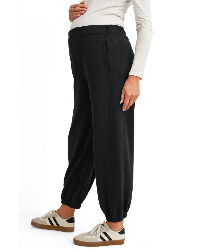 Maternity High-Rise French Terry Jogger Pants