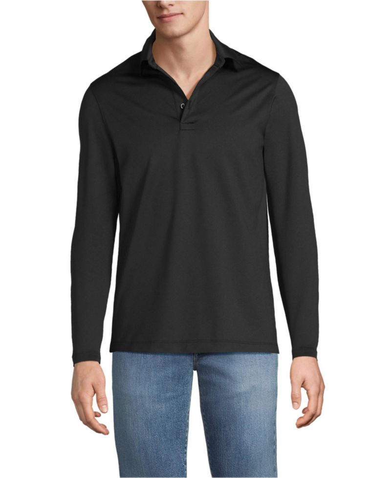 Men's Rapid Dry Long Sleeve Modern Fit Polo