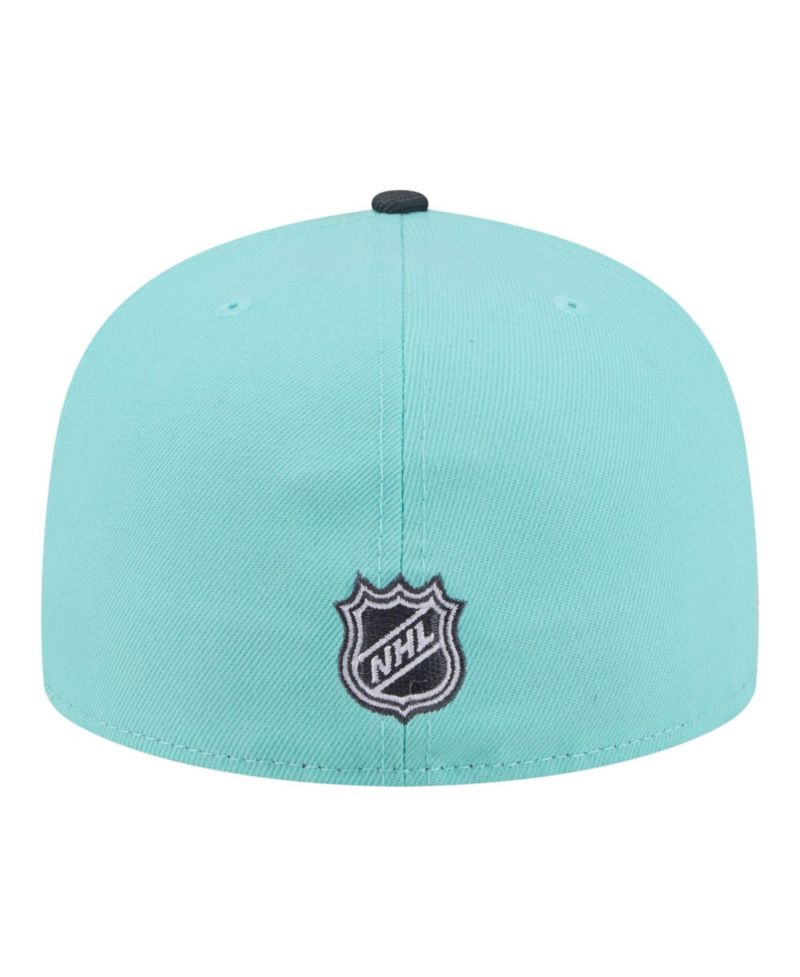Men's Turquoise/Charcoal Los Angeles Kings Two-Tone Color Pack 59FIFTY Fitted Hat
