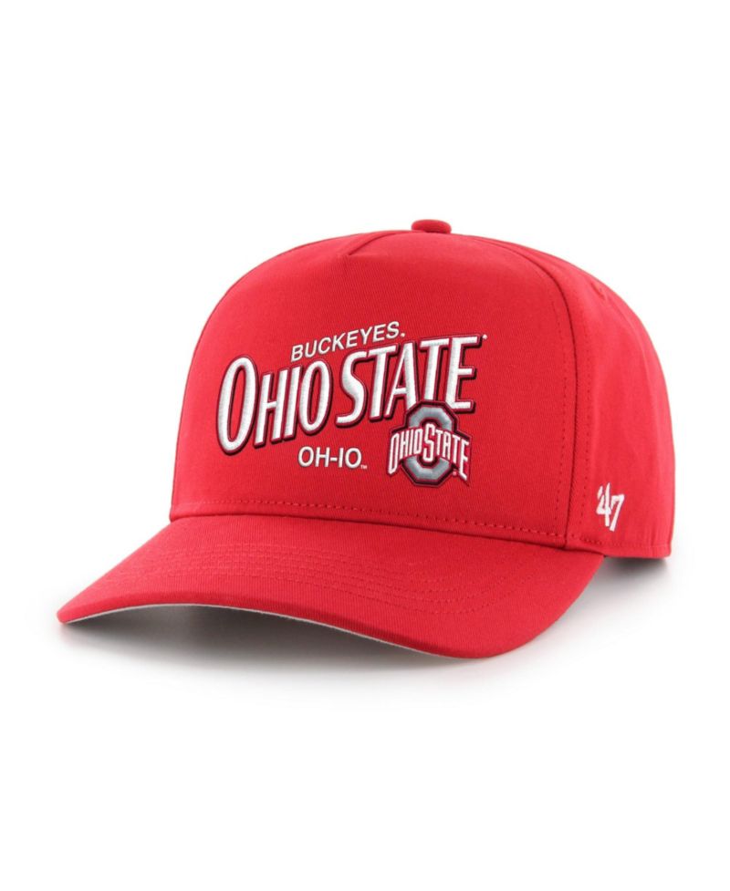 Men's '47 Scarlet Ohio State Buckeyes Relaxed Fit Hitch Adjustable Hat