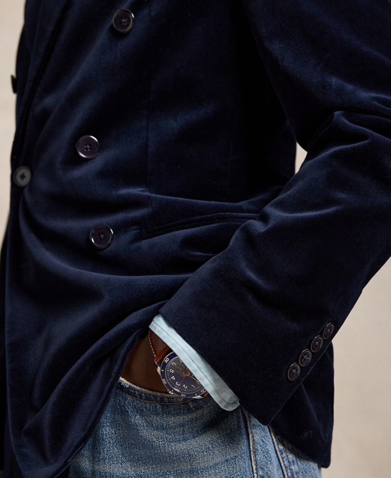 Men's Polo Modern Velvet Jacket