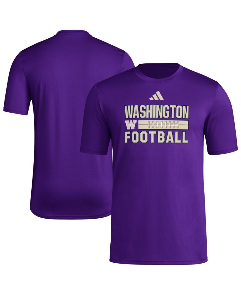 Men's Purple Washington Huskies Locker Laces Out Pre-Game T-Shirt
