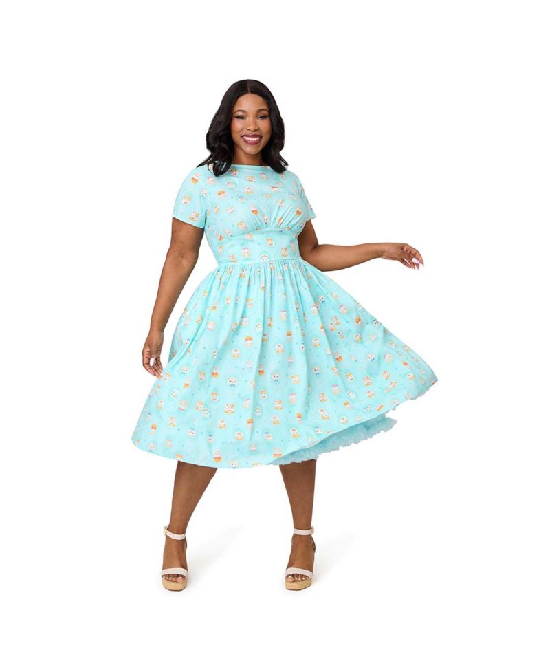 Plus Size 1950s Swing Dress
