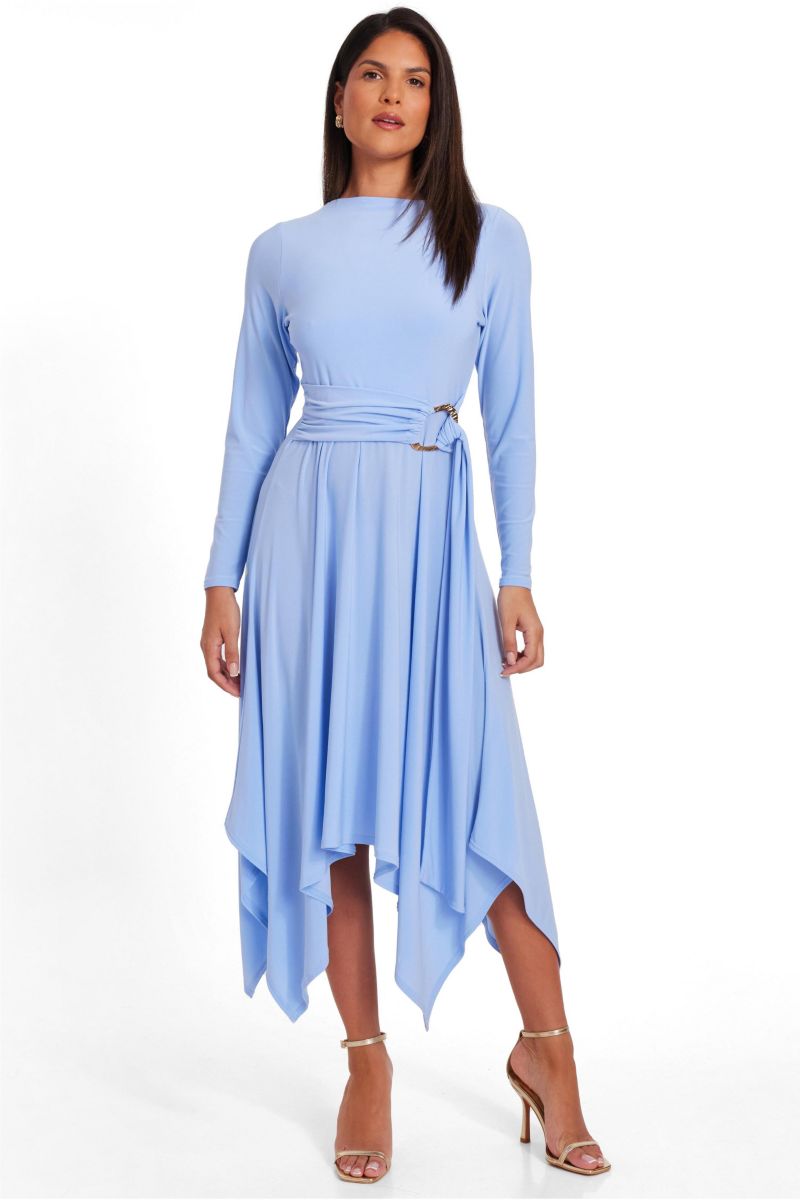 Women's Soft Touch Maxi Dress with Hanky Hem