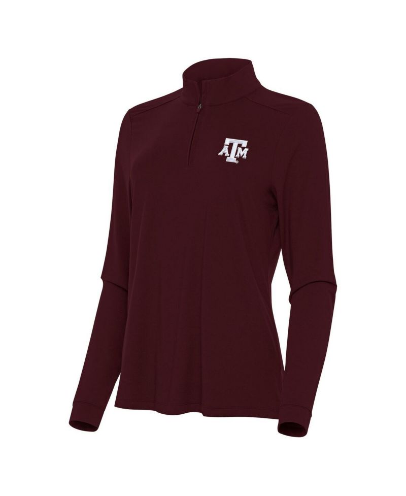 Women's Maroon Texas A&M Aggies Intent Quarter-Zip