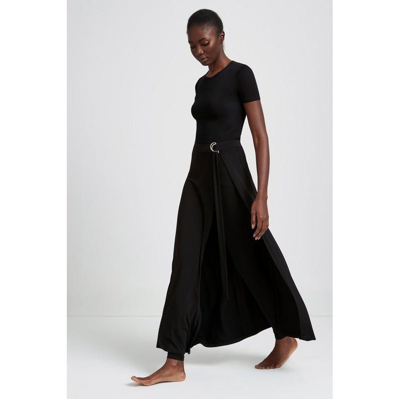 Women's Waverly Sash-Belt Skirted Jersey Pants