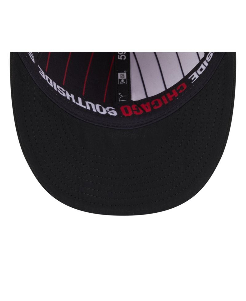 Men's Black Chicago White Sox 2025 City Connect Low Profile 59FIFTY Fitted Hat