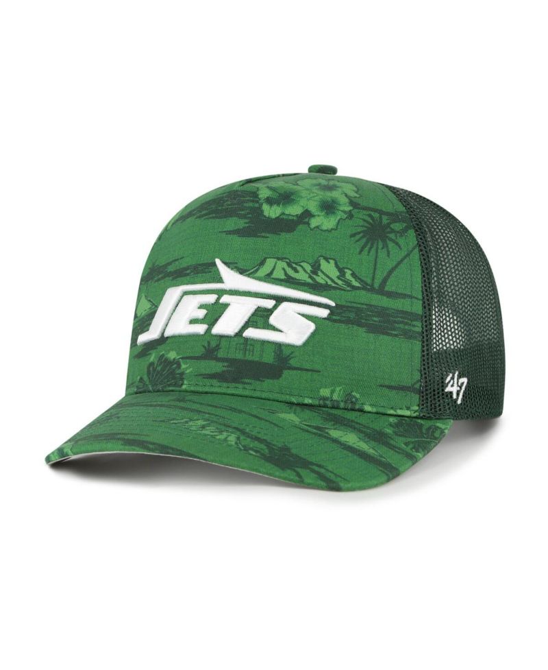 Men's Green New York Jets Fiji Trucker Adjustable Hat