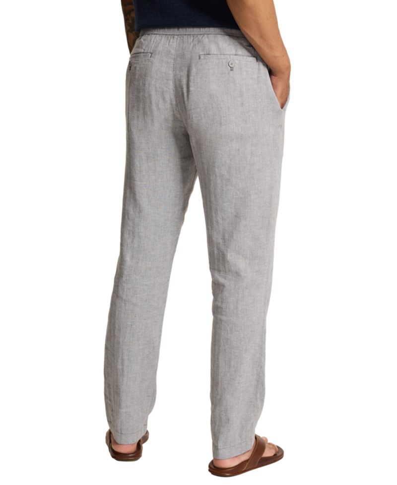 Men's Linen-Blend Beach Coast Classic-Fit Pants