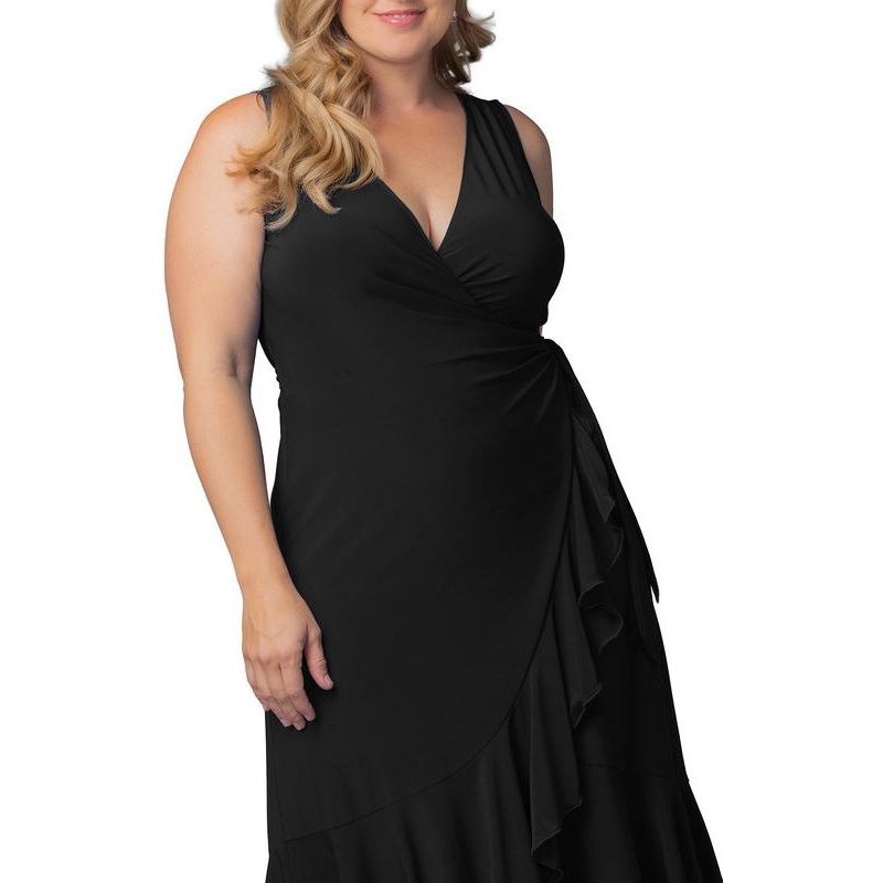 Plus Size Laguna Sleeveless Wrap Women's Dress
