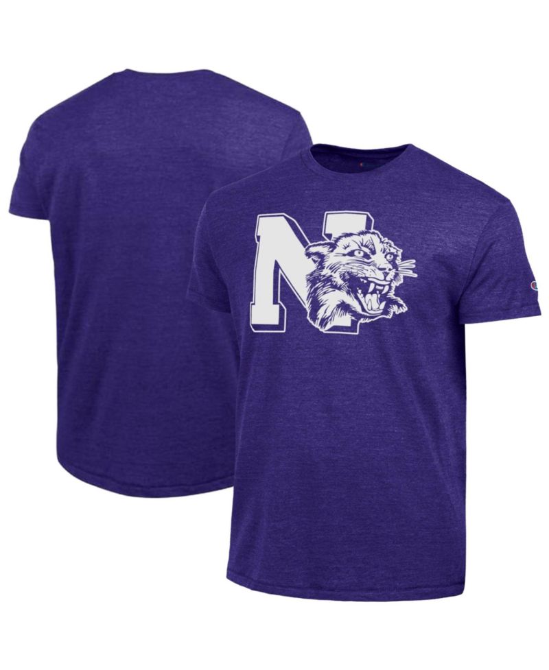 Men's Purple Northwestern Wildcats Triumph Tri-Blend T-Shirt