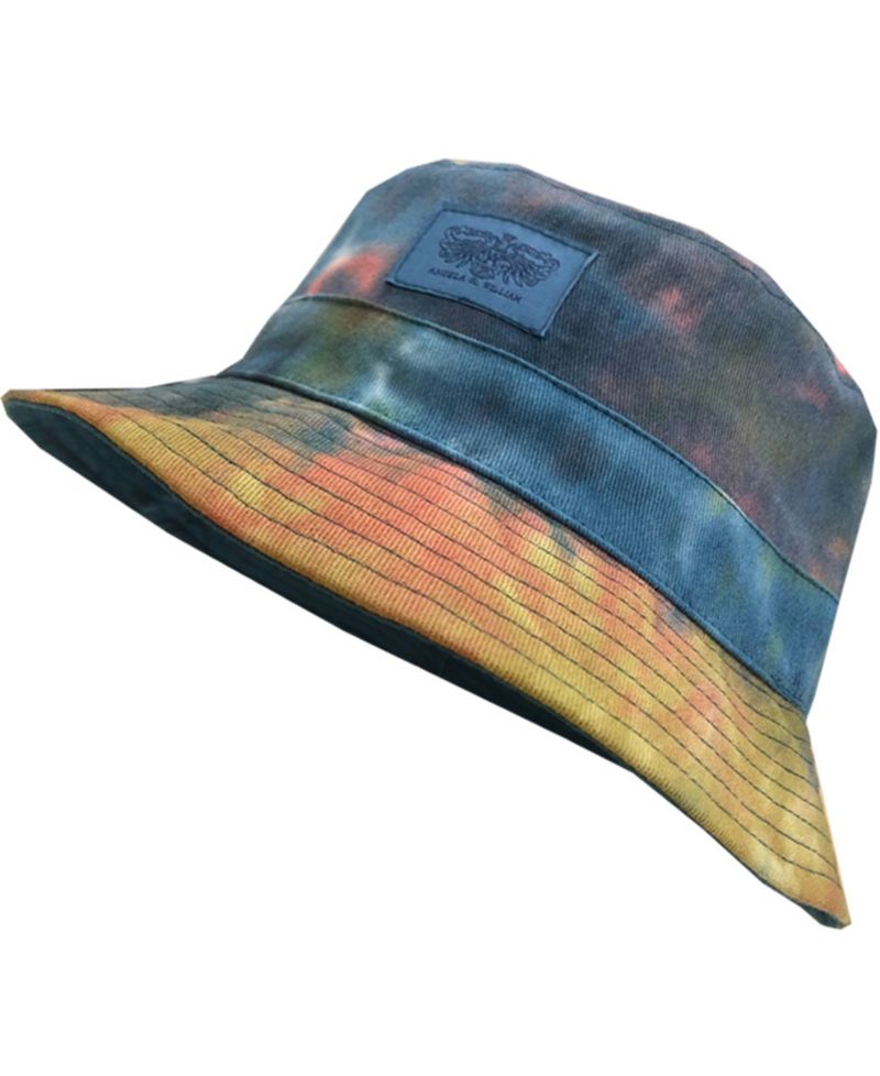 Unisex Tie Dye Double Side Wear Reversible Bucket Hat