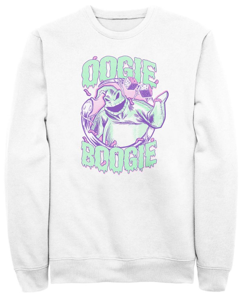 Men's Nightmare Before Christmas Oogie Boogie Crew Fleece Pullover