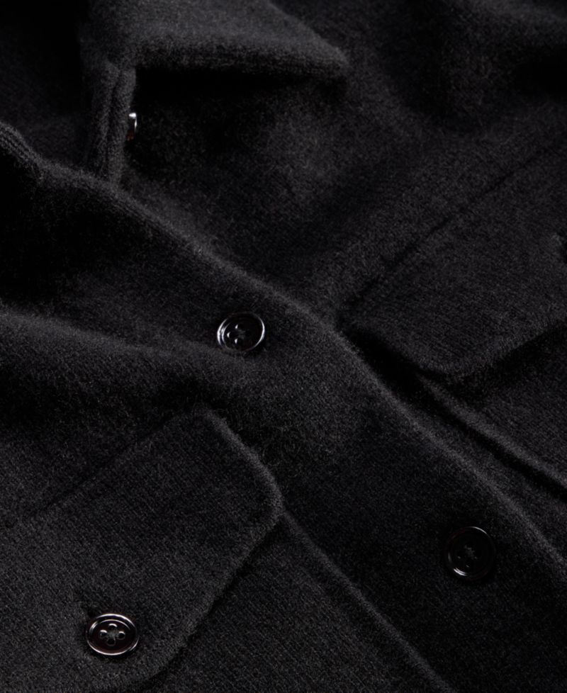 Women's 100% Cashmere Collared Shacket