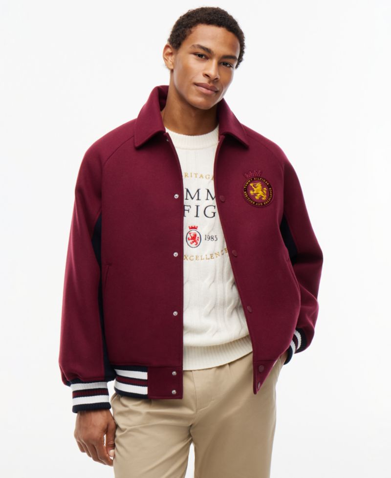 Men's American Icons Wool-Blend Varsity Jacket