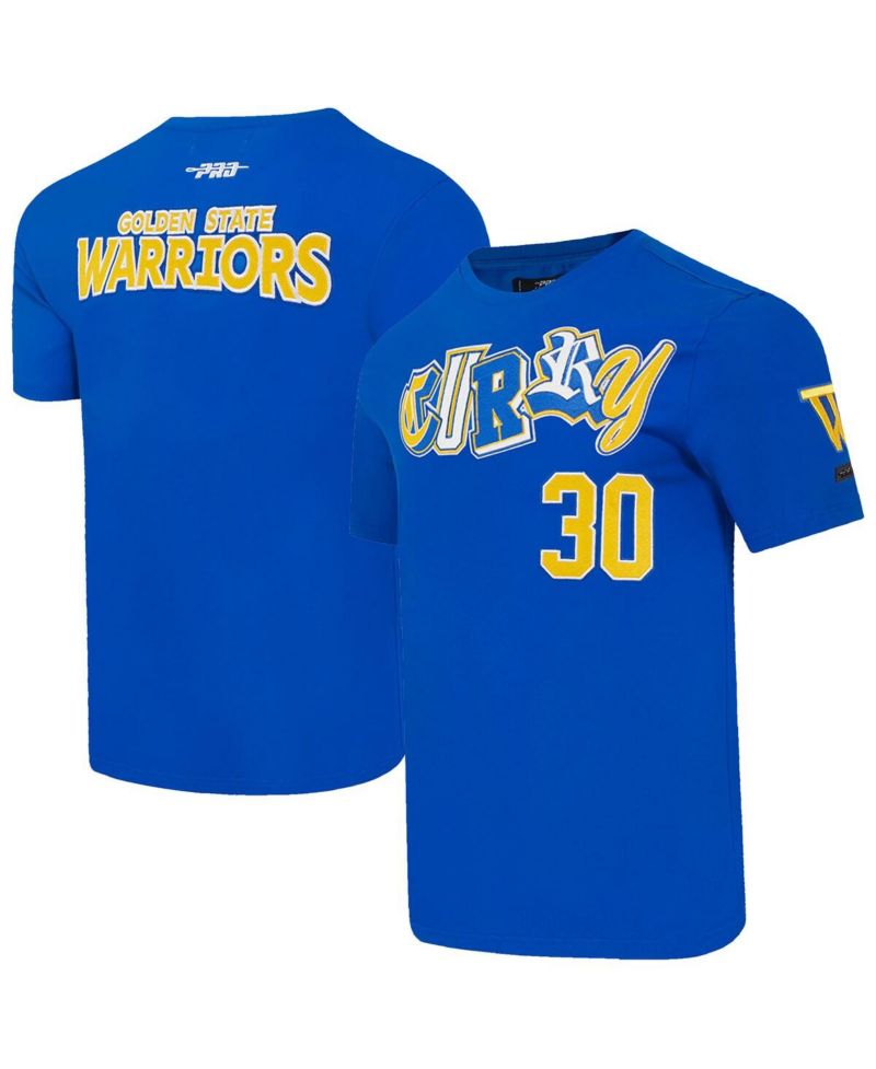 Men's Stephen Curry Royal Golden State Warriors City Ransom T-Shirt