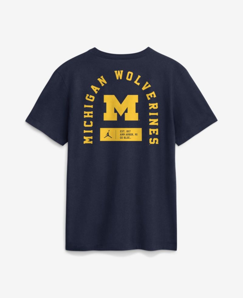 Men's Navy Michigan Wolverines Primetime Crew T-Shirt