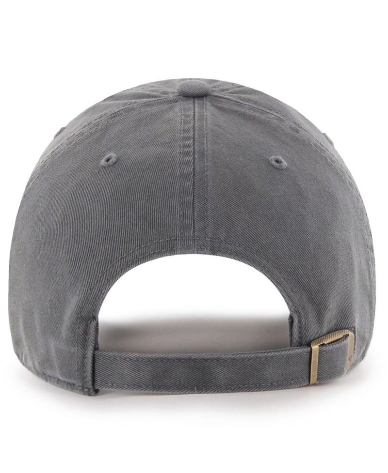 Men's Charcoal Tennessee Titans Primary Logo Clean Up Adjustable Hat