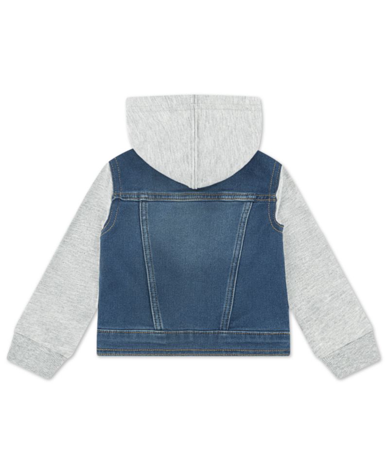 Baby Boys' Hooded Trucker Jacket