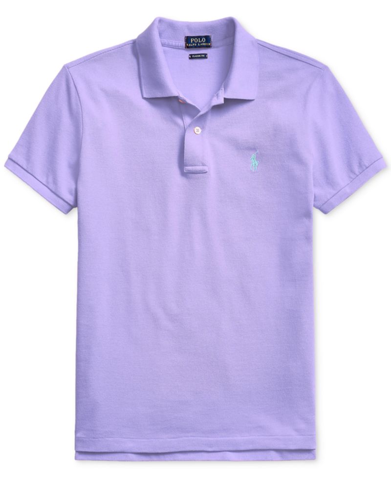 Women's Classic-Fit Mesh Polo Shirt