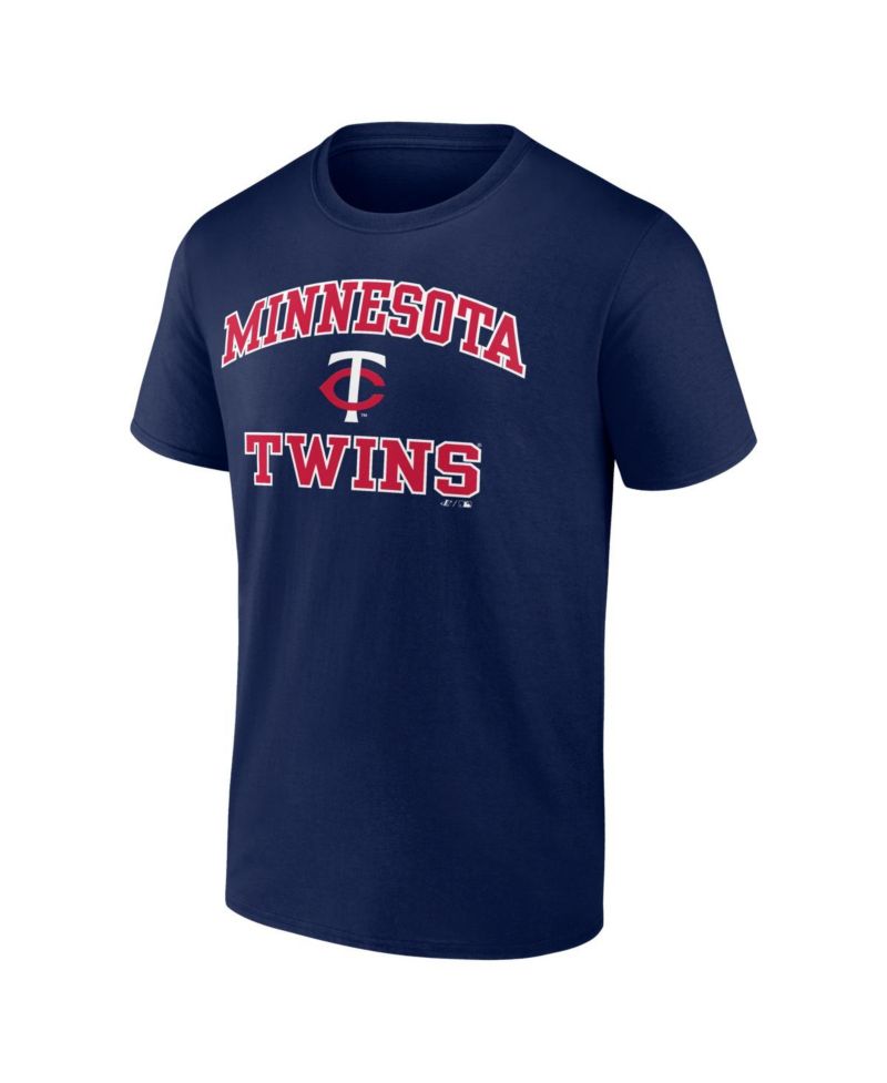 Men's Navy Minnesota Twins Heart and Soul T-Shirt