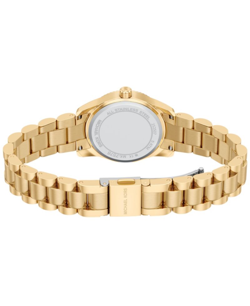 Women's Lexington Three-Hand Gold-Tone Stainless Steel Watch, 26mm