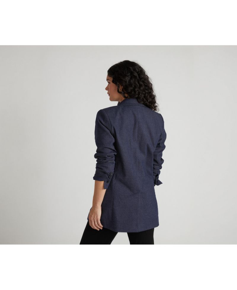Women's Denim Look Blazer