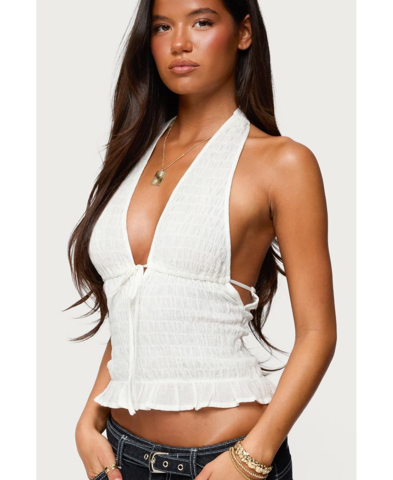 Women's Larissa Scrunch Halter Top