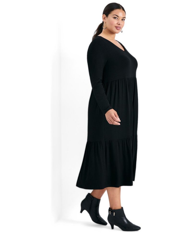 Women's Nylah Tiered Knit Dress