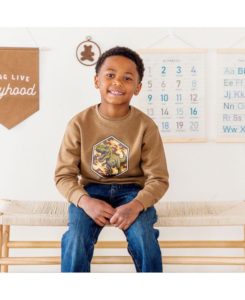 Big Boys Camo Rawr Sweatshirt