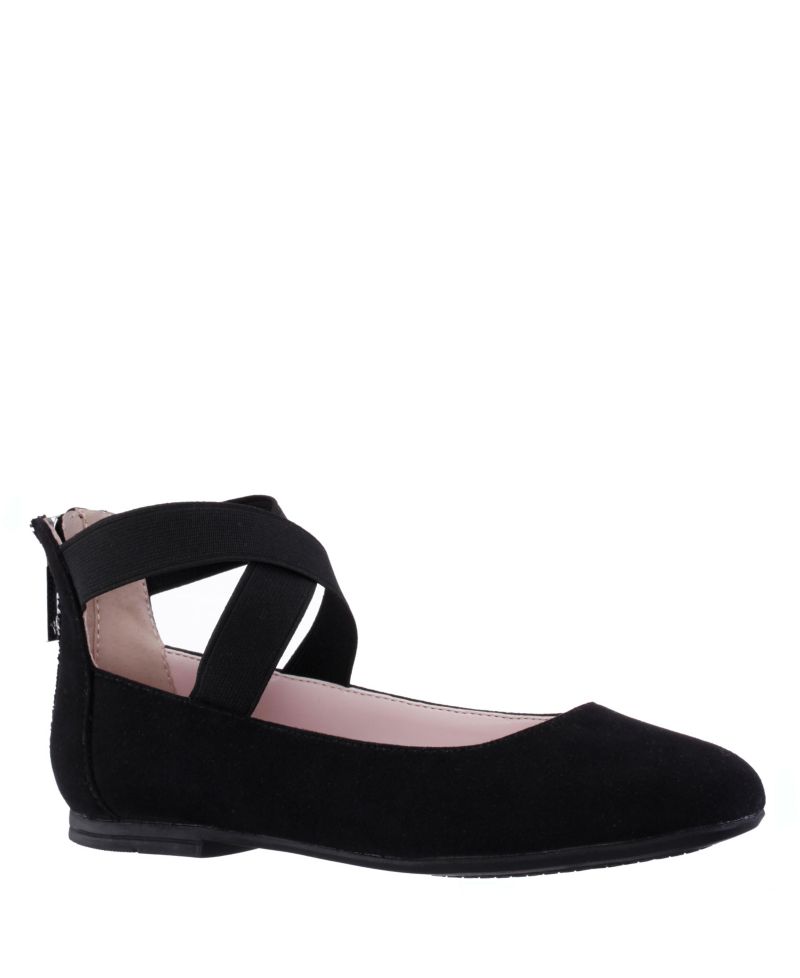 Little Girls Marissa Crisscross Ankle Strap Ballet Flat