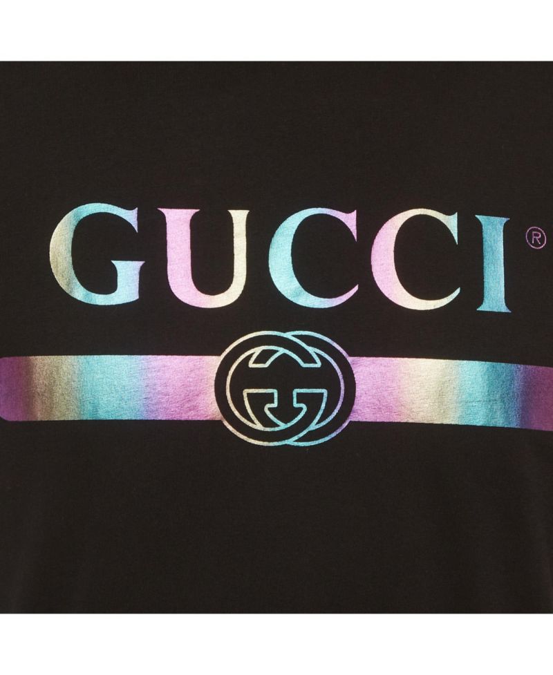 Women's Iridescent Logo Cotton T-Shirt