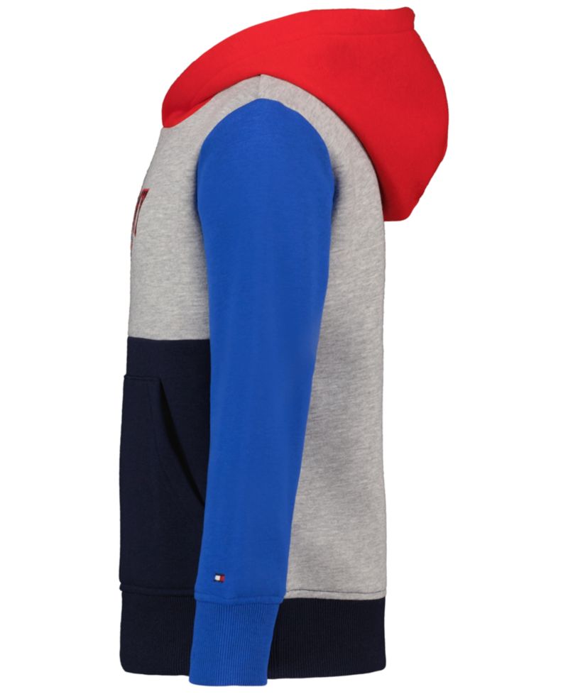 Boys' 2T-7 Mascot Block Long-Sleeve Hoodie