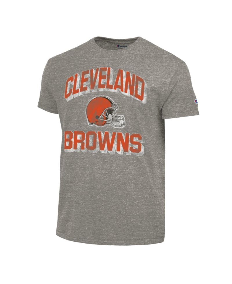 Men's Charcoal Cleveland Browns Ultimate Tri-Blend T-Shirt