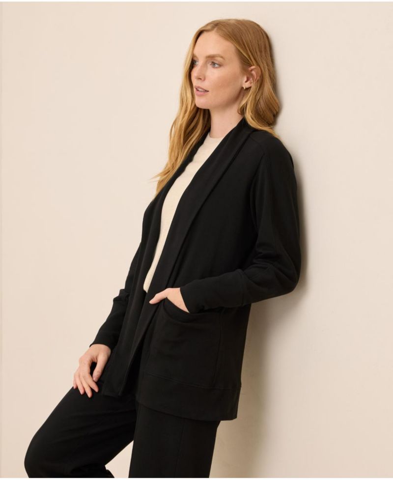Women's Organic Cotton Airplane Wrap Cardigan
