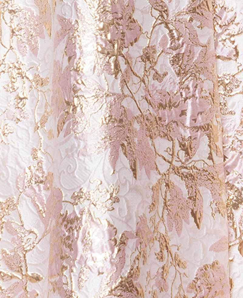 Petite Sweetheart-Neck Metallic-Jacquard Ball Gown