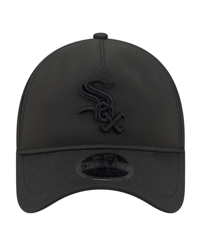 Men's Black Chicago White Sox Injection Apex 9FORTY Adjustable Hat