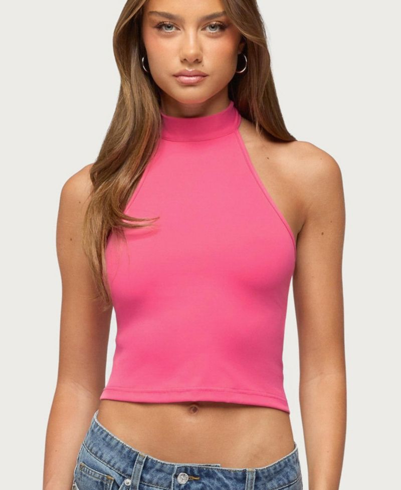 Women's Ikara Backless High Neck Halter Top